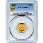 1899 $2.50 Liberty Head Quarter Eagle PCGS MS67