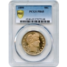 1899 50C Barber Half Dollar PCGS PR65