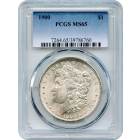 1900 $1 Morgan Silver Dollar PCGS MS65