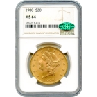 1900 $20 Liberty Head Double Eagle NGC MS64 (CAC)