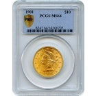 1901 $10 Liberty Head Eagle PCGS MS64