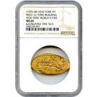 1901 $2.50 Elongated Liberty Head Quarter Eagle, NY World's Fair 'Ford Building' NGC MS66