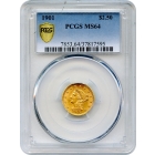 1901 $2.50 Liberty Head Quarter Eagle PCGS MS64