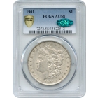 1901 $1 Morgan Silver Dollar PCGS AU58 (CAC)