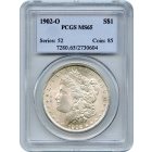 1902-O $1 Morgan Silver Dollar PCGS MS65