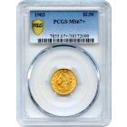 1903 $2.50 Liberty Head Quarter Eagle PCGS MS67+