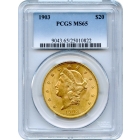 1903 $20 Liberty Head Double Eagle PCGS MS65