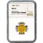 1904 $2.50 Liberty Head Quarter Eagle NGC MS67