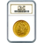 1904 $20 Liberty Head Double Eagle NGC MS62