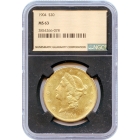 1904 $20 Liberty Head Double Eagle NGC MS63 Black Retro Holder