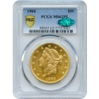 1904 $20 Liberty Head Double Eagle PCGS MS62 Prooflike (CAC)