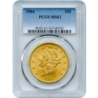 1904 $20 Liberty Head Double Eagle PCGS MS63
