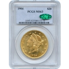 1904 $20 Liberty Head Double Eagle PCGS MS63 (CAC)