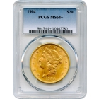 1904 $20 Liberty Head Double Eagle PCGS MS64+