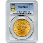 1904 $20 Liberty Head Double Eagle PCGS MS64+