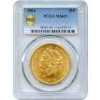 1904 $20 Liberty Head Double Eagle PCGS MS65+