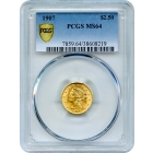 1907 $2.50 Liberty Head Quarter Eagle PCGS MS64