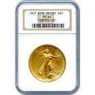 1907 $20 Saint-Gaudens Double Eagle, High Relief NGC PR64