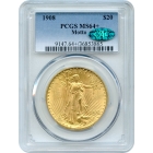 1908 $20 Saint Gaudens Double Eagle with Motto PCGS MS64+ (CAC)