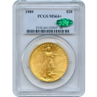 1909 $20 Saint Gaudens Double Eagle PCGS MS64+ (CAC)