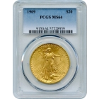 1909 $20 Saint Gaudens Double Eagle PCGS MS64