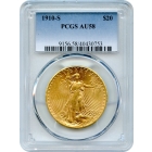 1910-S $20 Saint Gaudens Double Eagle PCGS AU58