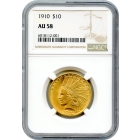 1910 $10 Indian Head Eagle NGC AU58