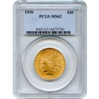 1910 $10 Indian Head Eagle PCGS MS62