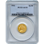 1911 $2.50 Indian Head Quarter Eagle PCGS AU53