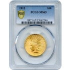 1912 $10 Indian Head Eagle PCGS MS65