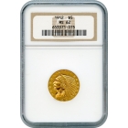 1912 $5 Indian Head Half Eagle NGC MS62