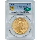 1913-S $20 Saint Gaudens Double Eagle PCGS MS64 (CAC)