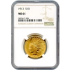 1913 $10 Indian Head Eagle NGC MS61