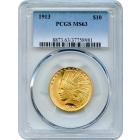 1913 $10 Indian Head Eagle PCGS MS63