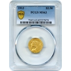 1913 $2.50 Indian Head Quarter Eagle PCGS MS63