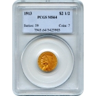 1913 $2.50 Indian Head Quarter Eagle PCGS MS64
