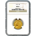 1913 $5 Indian Head Half Eagle NGC MS61