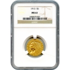 1913 $5 Indian Head Half Eagle NGC MS61