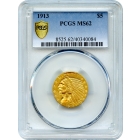 1913 $5 Indian Head Half Eagle PCGS MS62