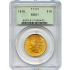 1915 $10 Indian Head Eagle PCGS MS61