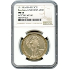 So-Called Dollar - 1915 Medal HK-426 Panama-California Exposition SC$1 NGC MS63