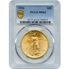 1924 $20 Saint Gaudens Double Eagle PCGS MS63