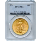 1924 $20 Saint Gaudens Double Eagle PCGS MS64+