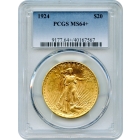 1924 $20 Saint Gaudens Double Eagle PCGS MS64+