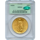 1924 $20 Saint Gaudens Double Eagle PCGS MS64 (CAC)