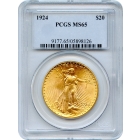 1924 $20 Saint Gaudens Double Eagle PCGS MS65