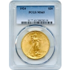 1924 $20 Saint Gaudens Double Eagle PCGS MS65