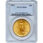 1924 $20 Saint Gaudens Double Eagle PCGS MS65