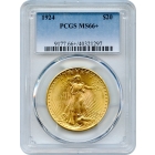 1924 $20 Saint Gaudens Double Eagle PCGS MS66+