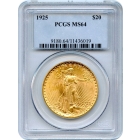 1925 $20 Saint Gaudens Double Eagle PCGS MS64